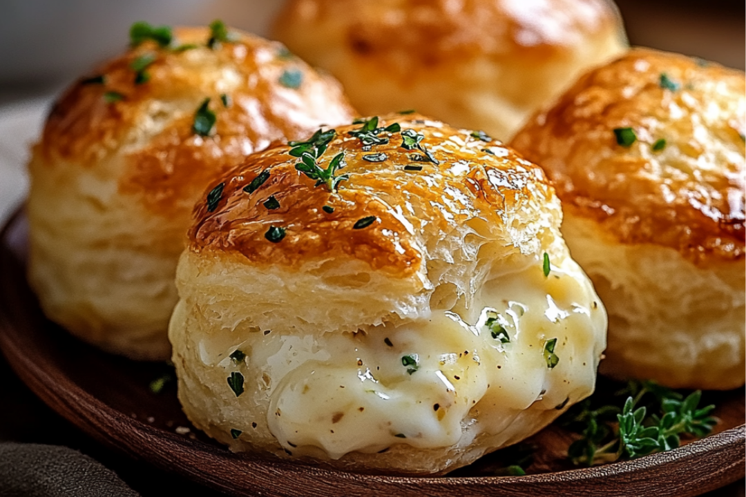 Pillsbury Biscuit Garlic Butter Cheese Bombs