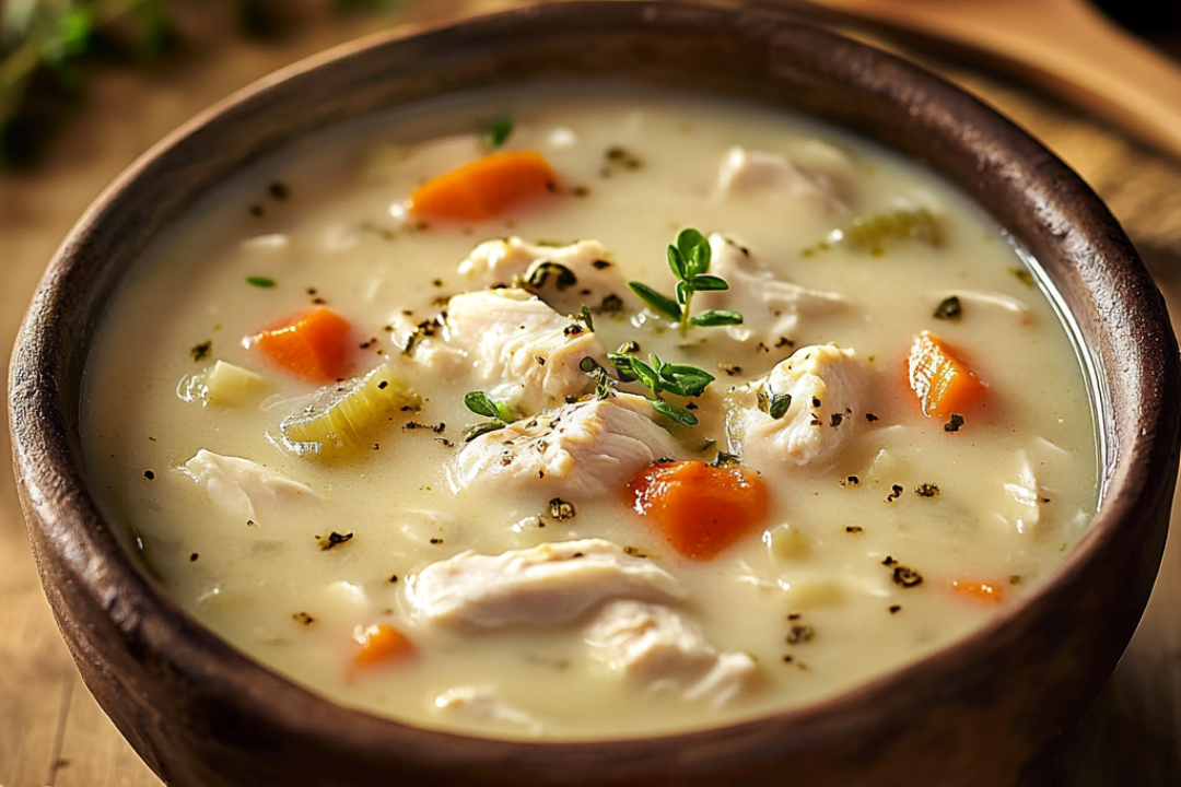 Easy Chicken Pot Pie Soup Recipe