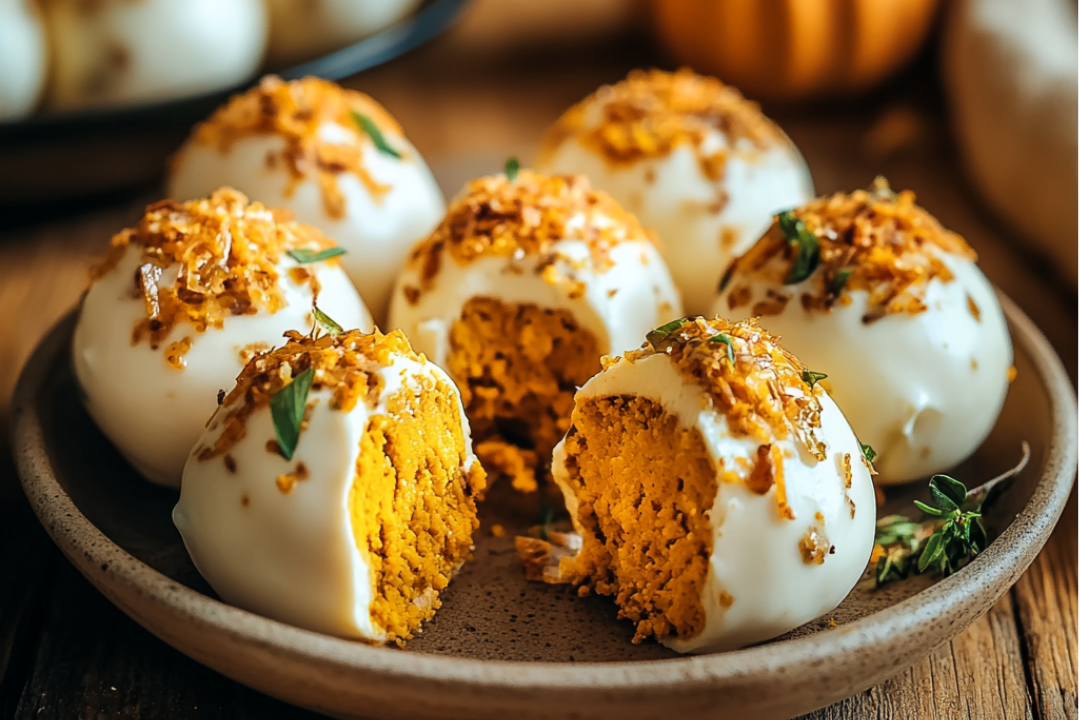 No-Bake Pumpkin Cheesecake Balls