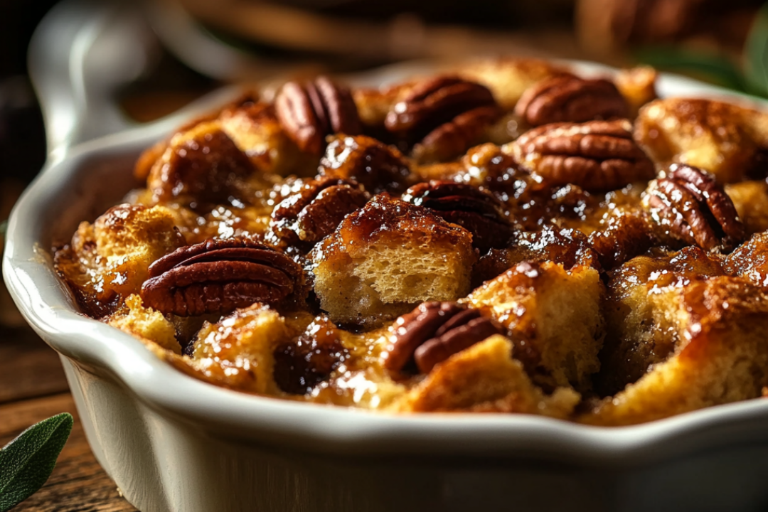 Pecan Pie Bread Pudding