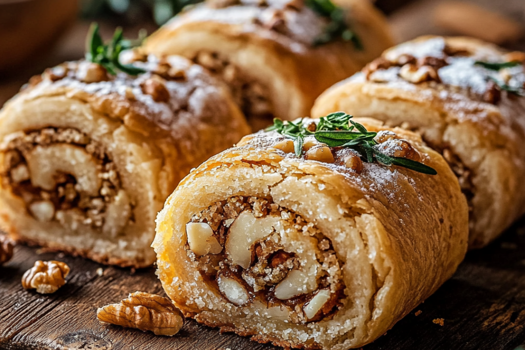 Italian Nut Roll Cookies