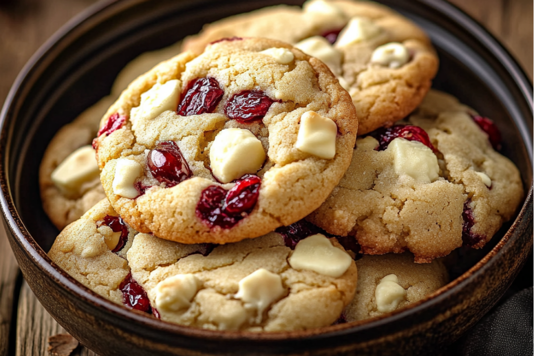 White Chocolate Cranberry Cookies