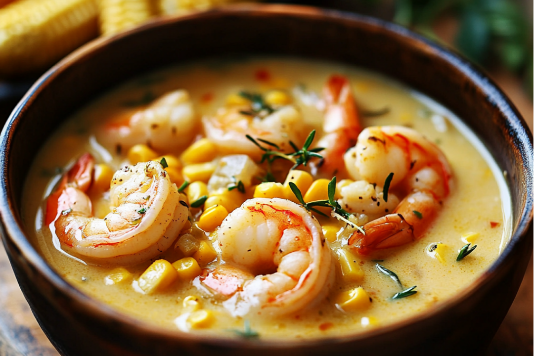 Sweet Corn and Shrimp Chowder