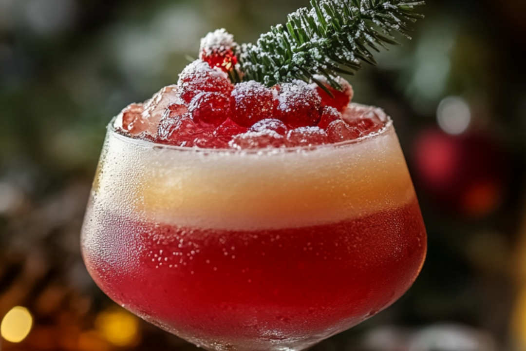 Kissing Santa Claus Mocktail