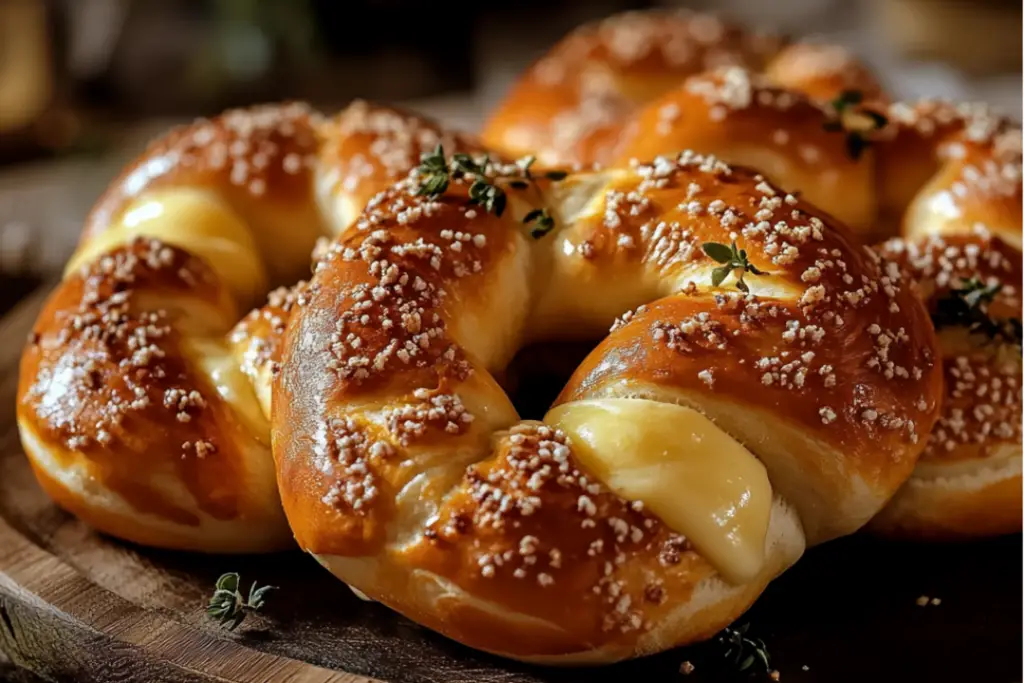 Cheese-Stuffed Pretzels