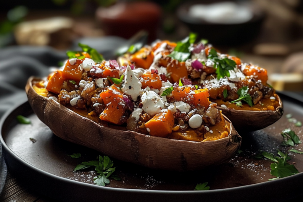 Stuffed Sweet Potatoes