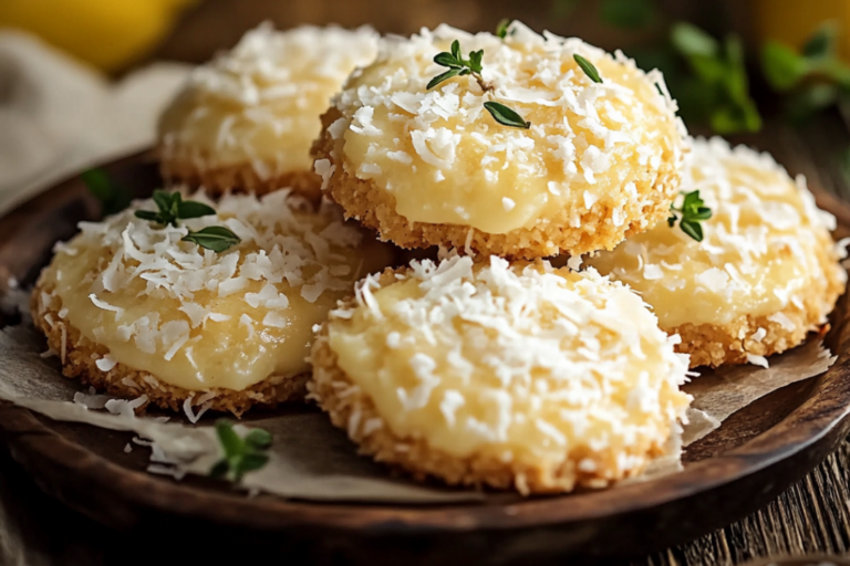 Lemon Coconut Cheesecake Cookies