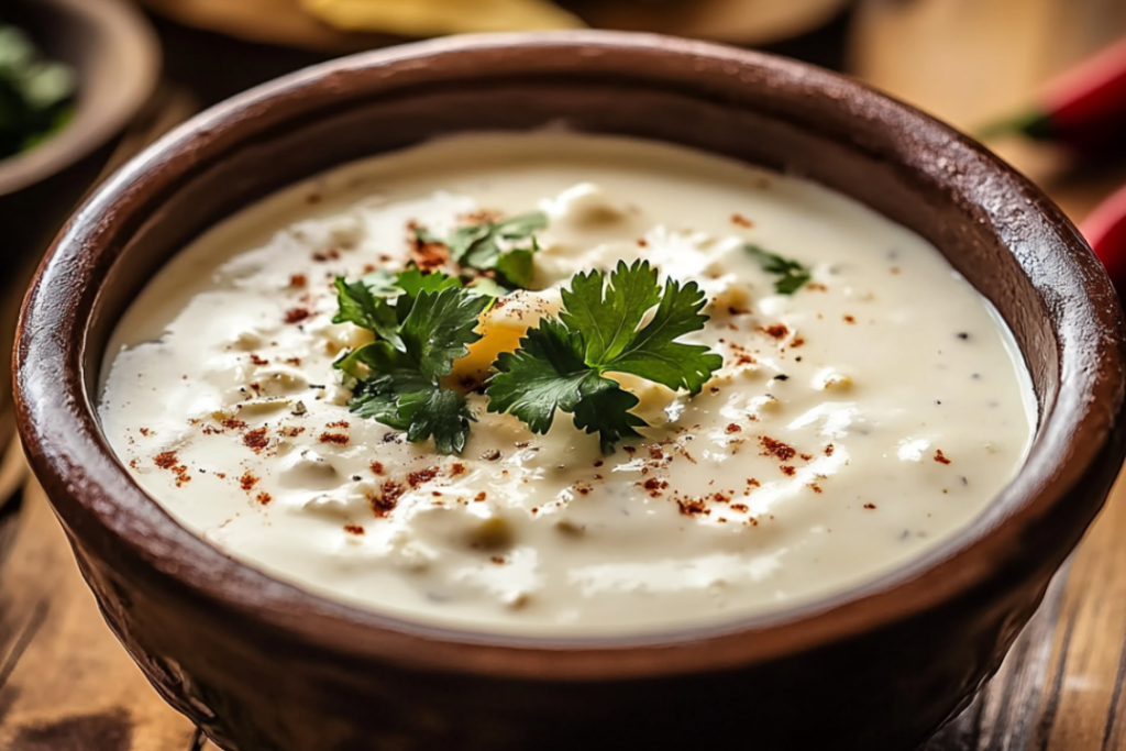 Mexican Restaurant Style White Cheese (Queso) Dip