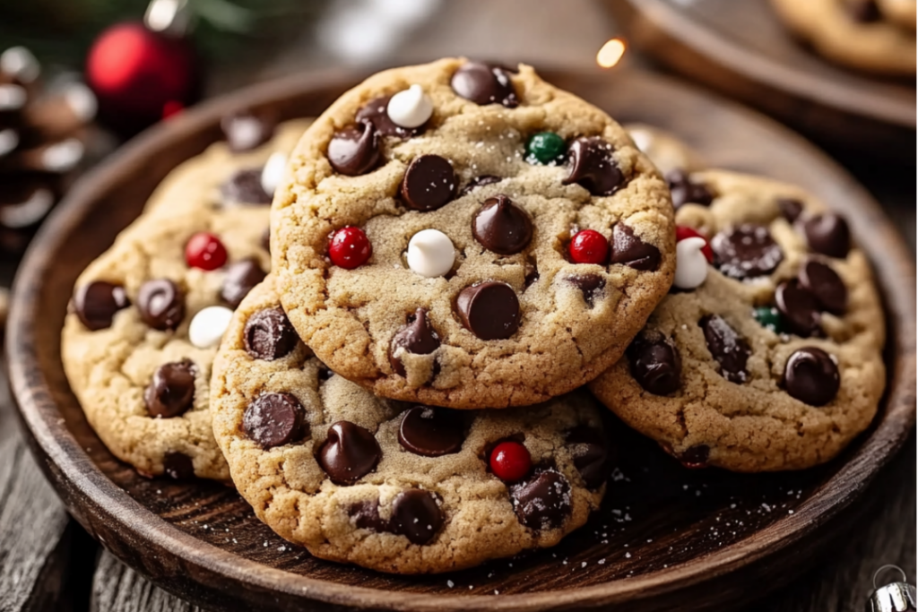 Winter Wonderland Chocolate Chip Christmas Cookies