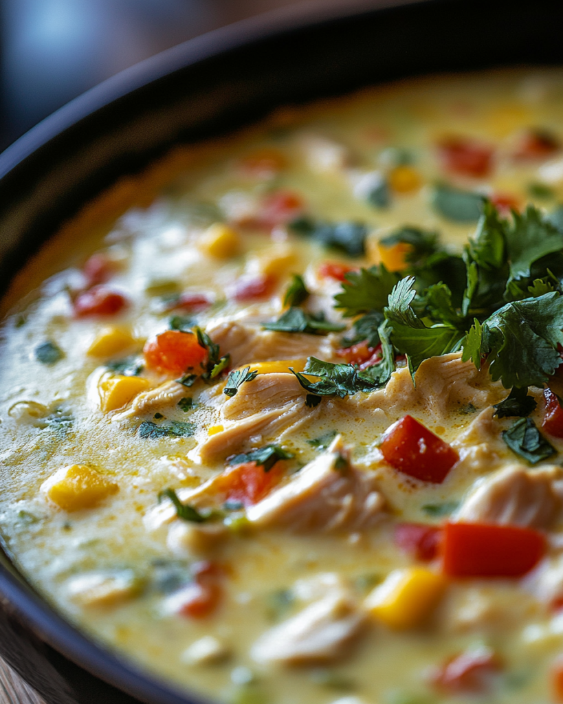 Green Chicken Enchilada Soup