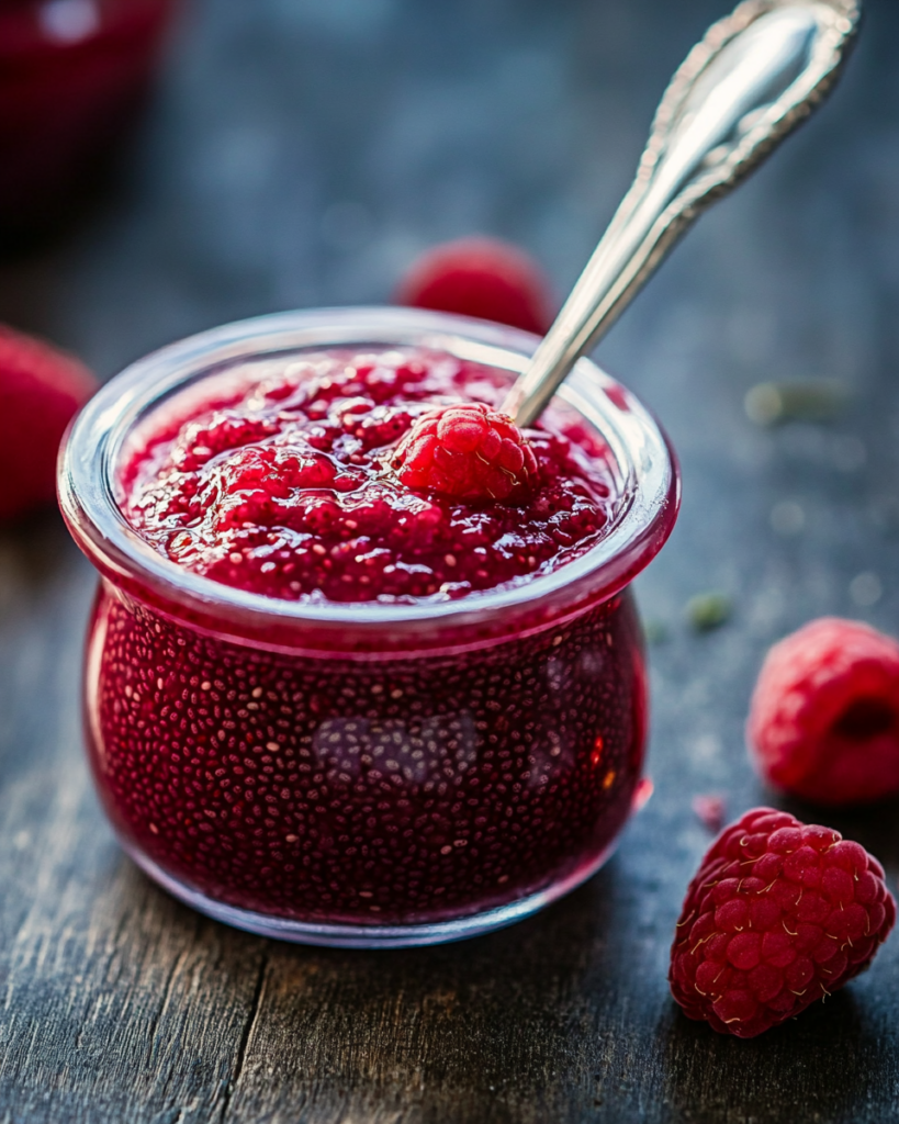 Raspberry Chia Jam for Valentine’s Day