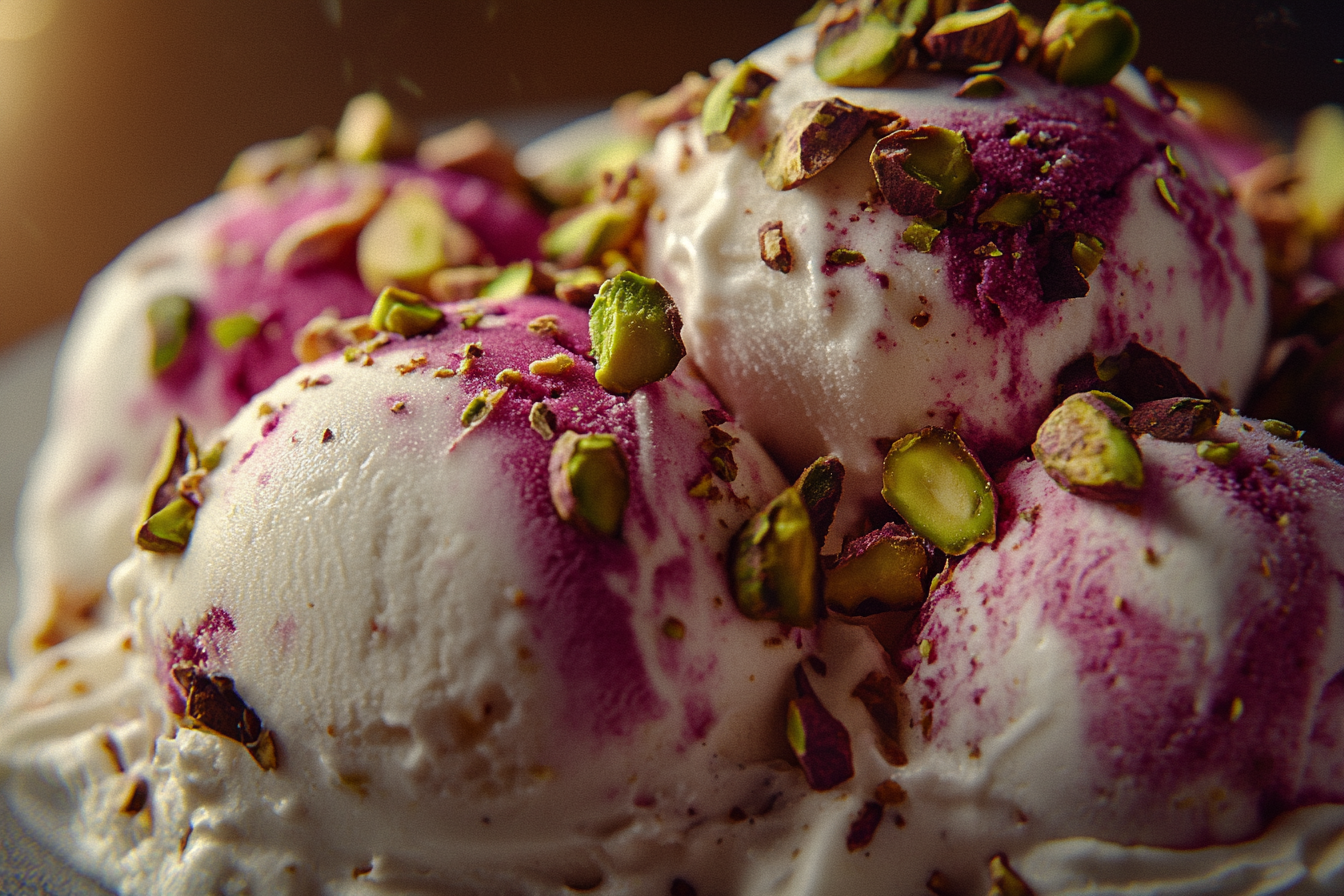 Rosewater Pistachio Delight Gelato