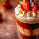 Valentine’s Strawberries Cream Iced Latte