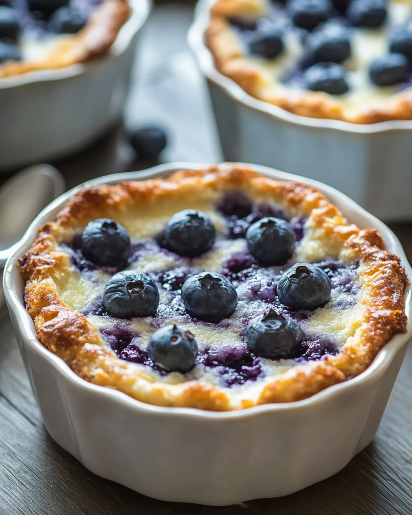 Blueberry Cottage Cheese Breakfast Bake