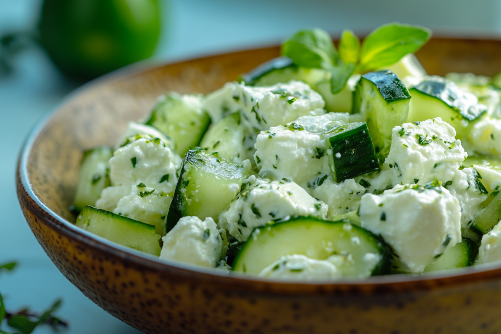 Cottage Cheese and Cucumber Salad