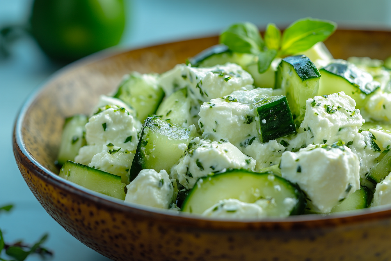 Cottage Cheese and Cucumber Salad