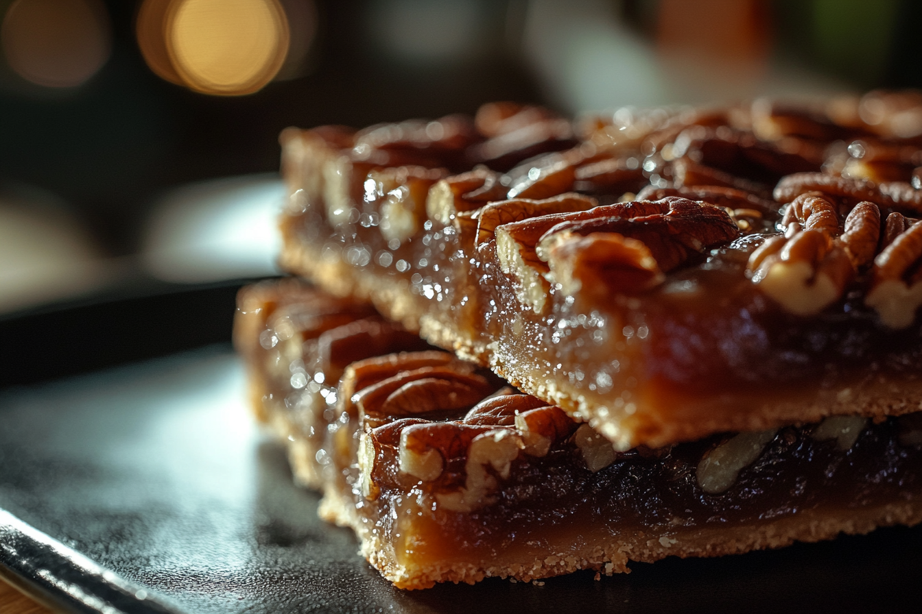 Lazy Girl Pecan Pie Bars