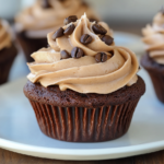 Espresso Brownie Cupcakes with Coffee Buttercream