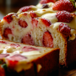 Sourdough White Chocolate Chip Strawberry Bread