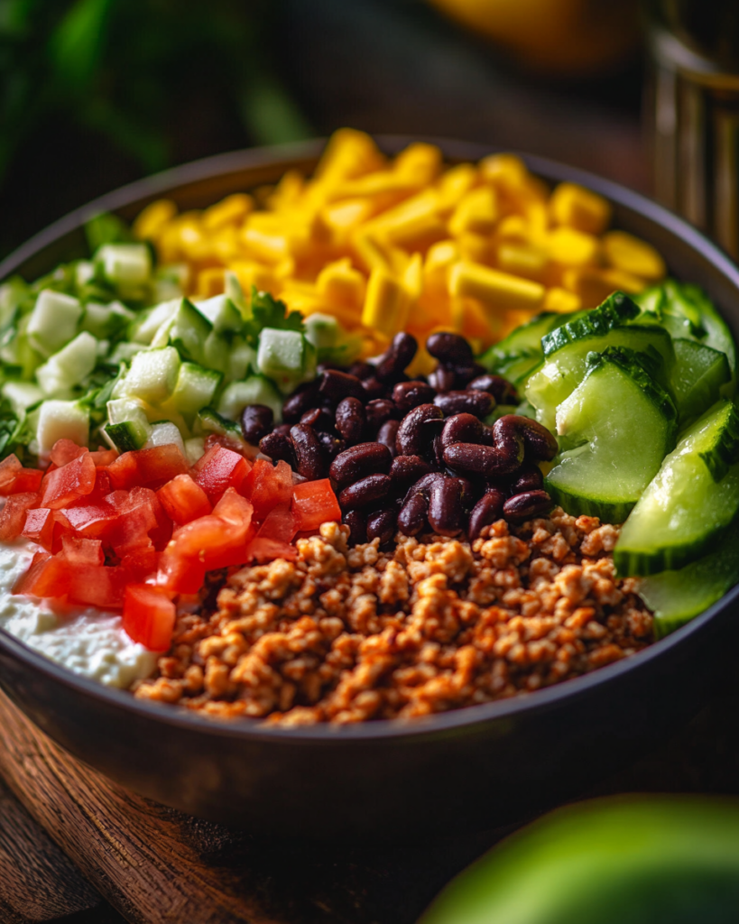 Taco Cottage Cheese Bowl