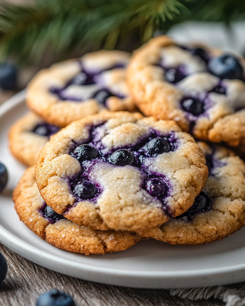 Blueberry Cheesecake Cookies