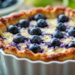 Blueberry Cottage Cheese Breakfast Bake