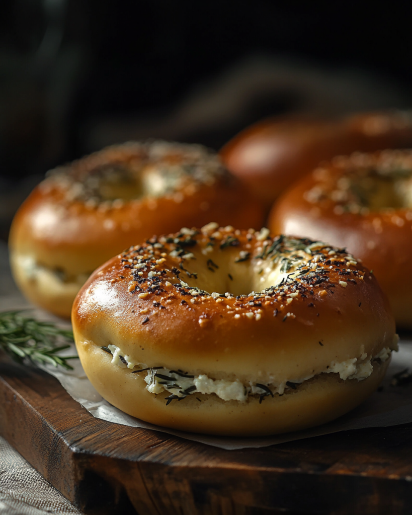 Mozzarella Stuffed Rosemary Parmesan Soft Pretzels