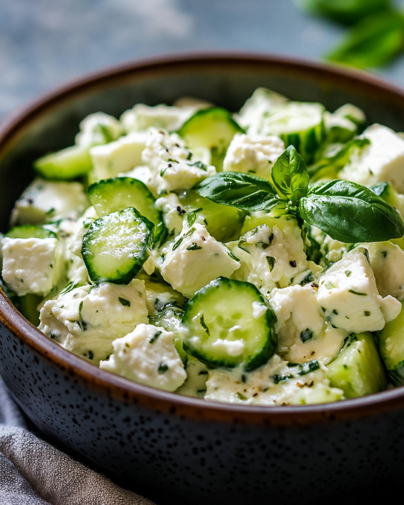 Cottage Cheese and Cucumber Salad