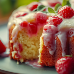 Lemon Cream Cheese Strawberry Pound Cake