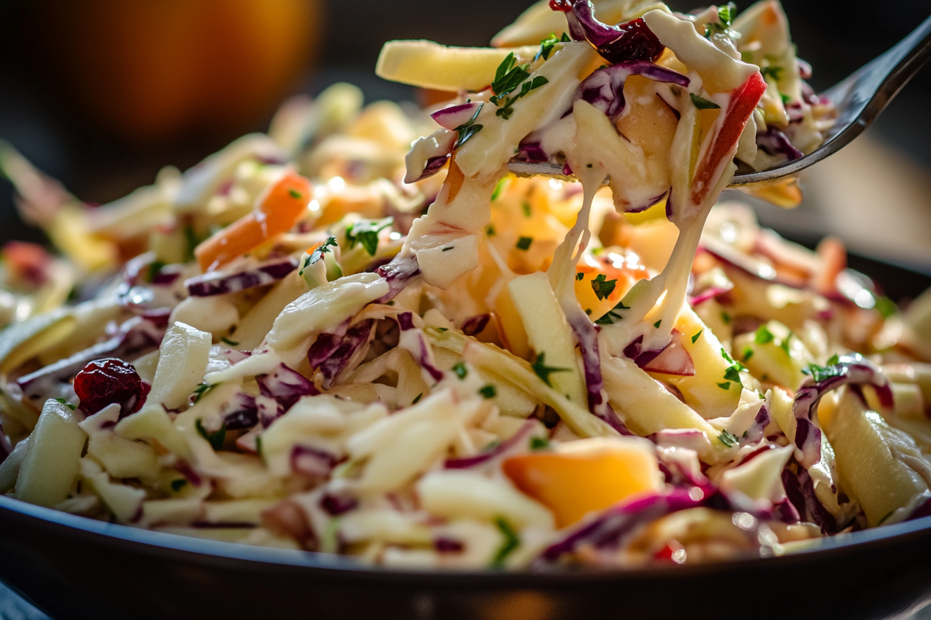 Apple Cranberry Coleslaw